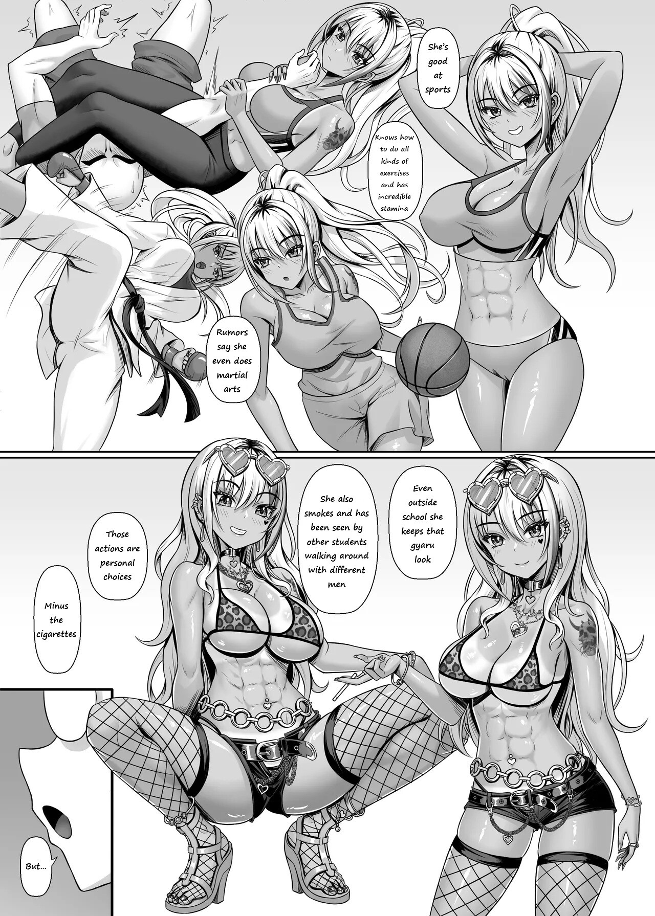 Hentai Manga Comic-Fucking With the Class's Dark-Skinned Gyaru-Read-7